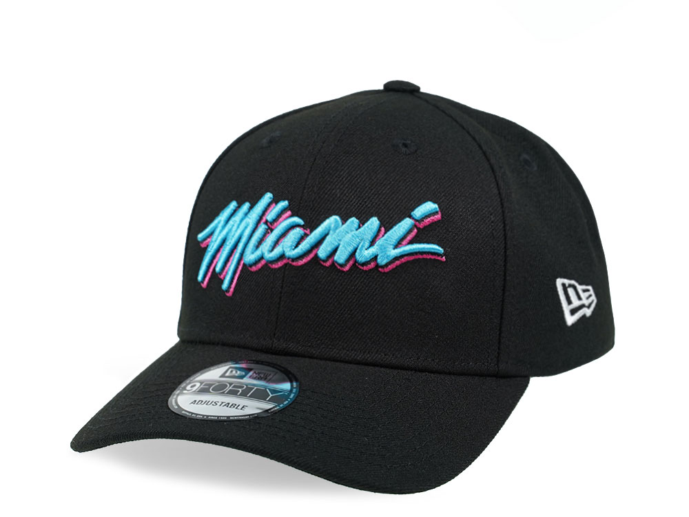 New Era Miami Heat Vice Edition Alternate 9Forty Snapback Hat
