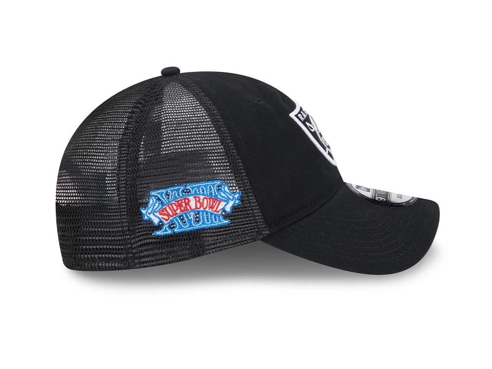 New Era Las Vegas Raiders Super Bowl XVIII Trucker Edition 9Twenty Snapback Hat