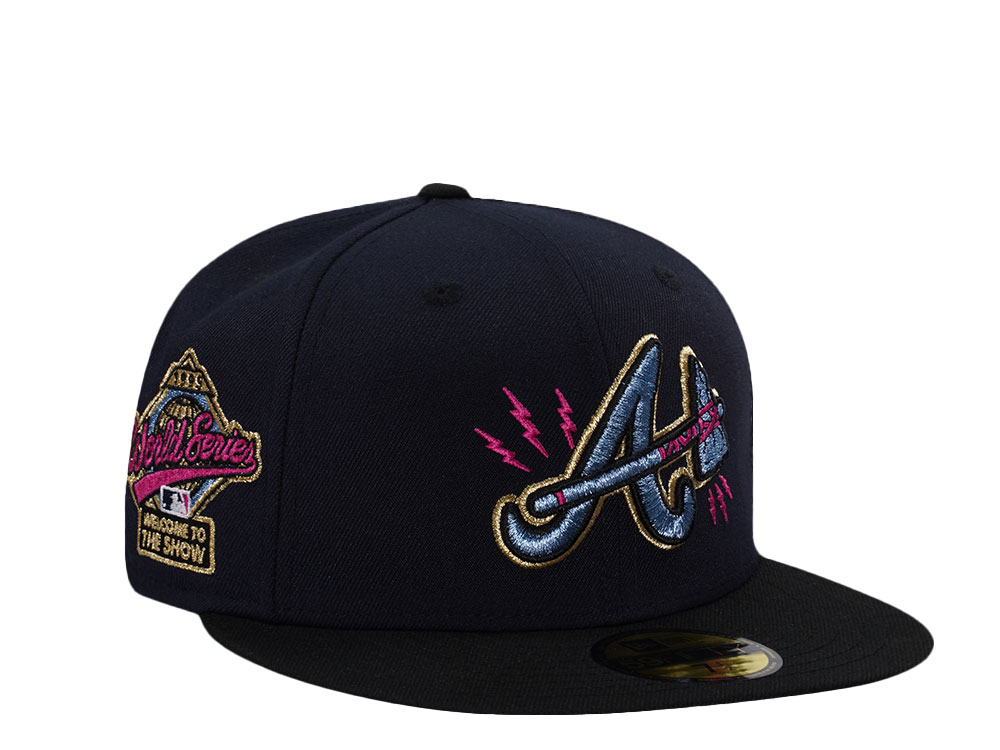 New Era Atlanta Braves World Series 1995 Black Prime Edition 59Fifty Fitted Cap