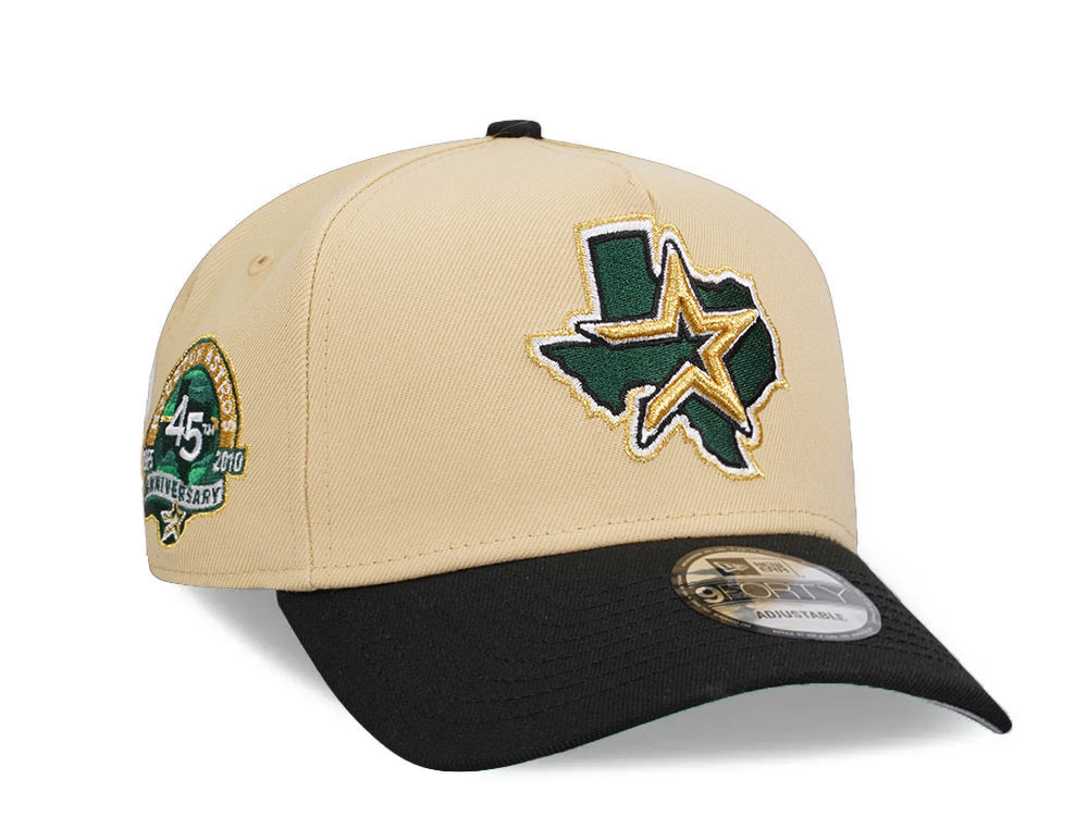 New Era Houston Astros 45th Anniversary Color Flip Two Tone Edition 9Forty A Frame Snapback Hat
