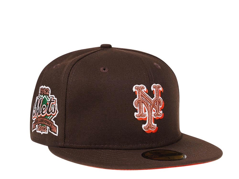 New Era New York Mets 40th Anniversary Copper Coffee Edition 59Fifty Fitted Hat