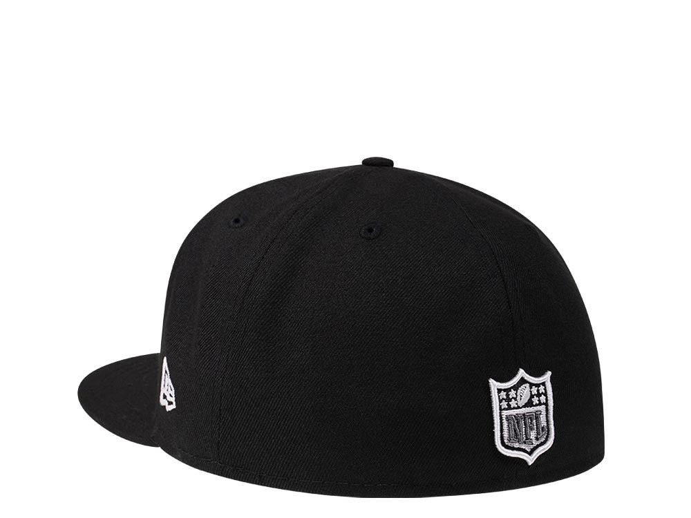 New Era New England Patriots Super Bowl XXXVI Steel Black Edition 59Fifty Fitted Hat