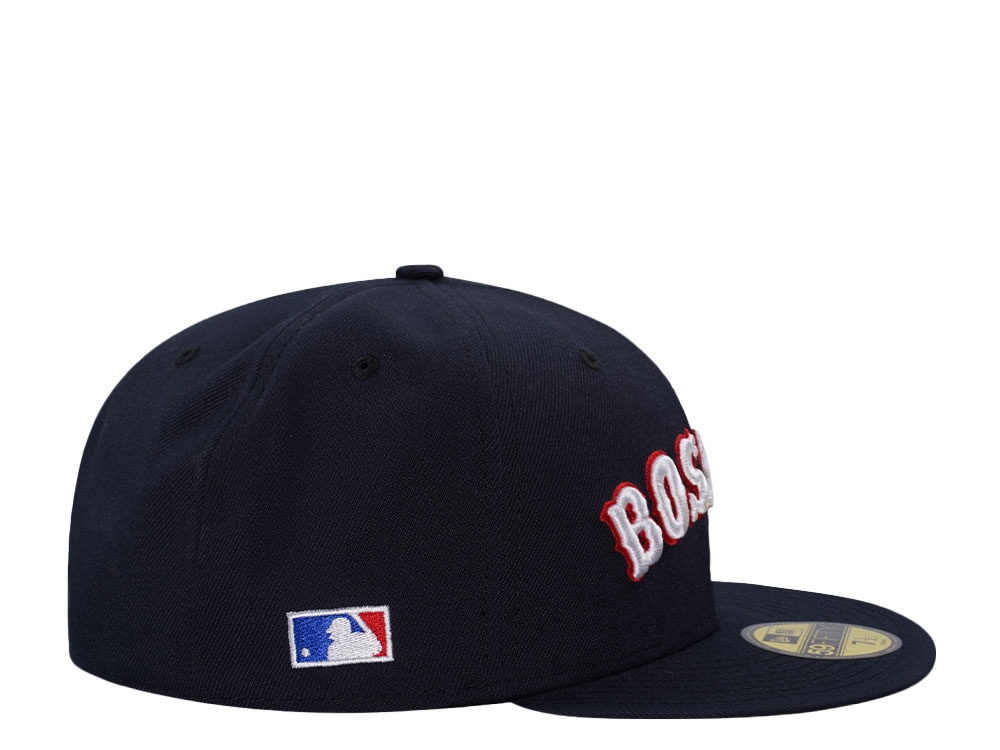 New Era Boston Red Sox MLB Throwback Edition 59Fifty Fitted Hat