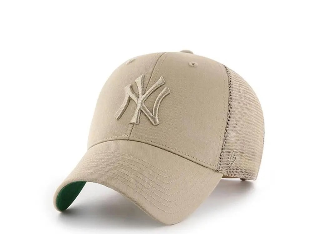 47Brand New York Yankees Tonal Khaki Classic Trucker Snapback Hat
