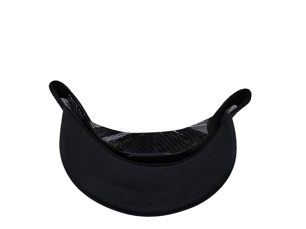 Von Dutch Square Patch Black Trucker Edition Snapback Hat