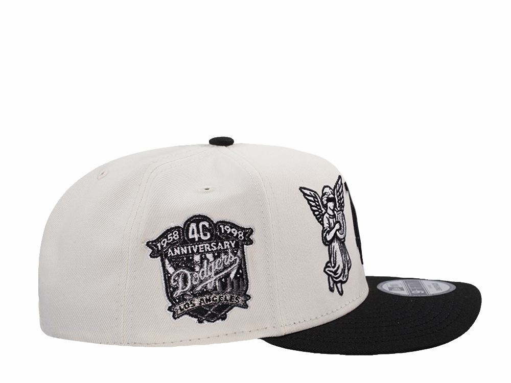 New Era Los Angeles Dodgers 40th Anniversary Angel Chrome Two Tone Edition 9Fifty A Frame Snapback Cap