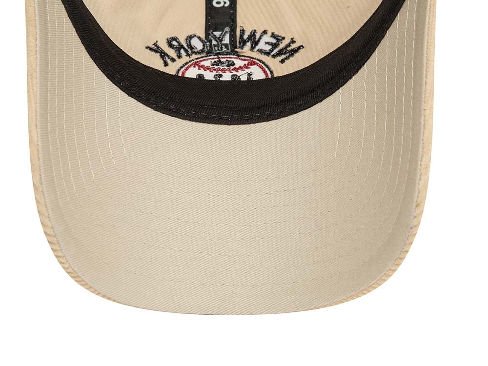 New Era Logo Cord Beige 9Twenty Strapback Hat