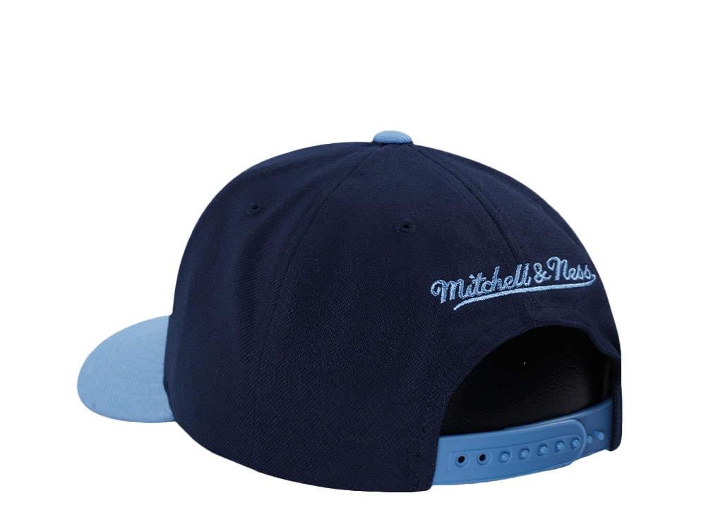 Mitchell & Ness North Carolina Tar Heels Pro Crown Fit Navy Snapback Hat