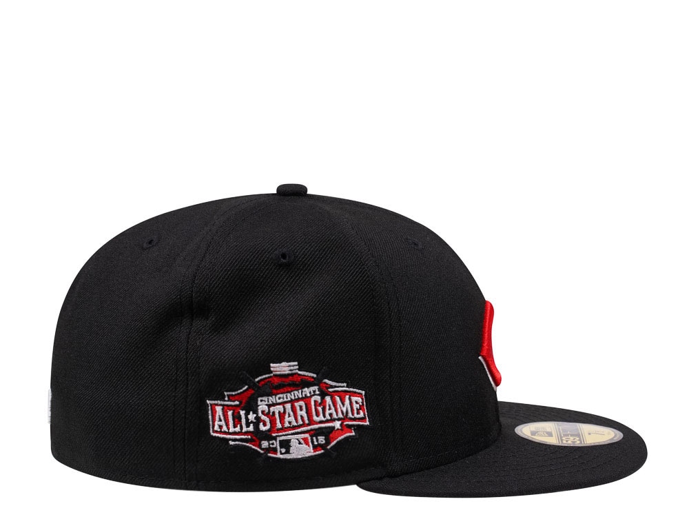 New Era Cincinnati Reds All Star Game 2015 Black Edition 59Fifty Fitted Hat