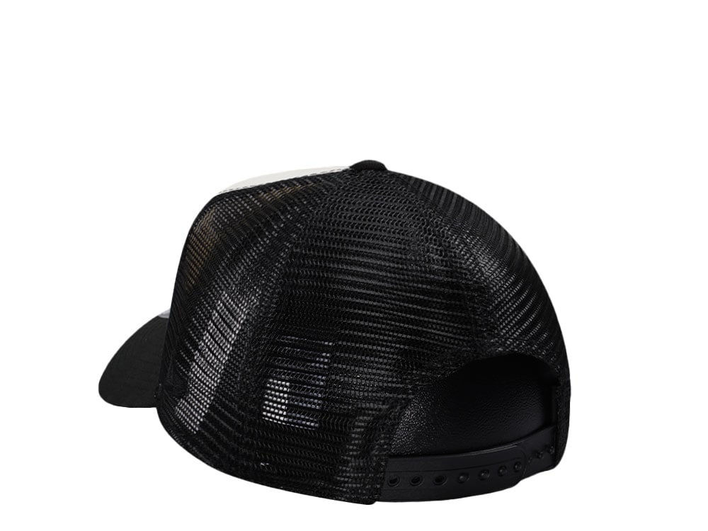 New Era Miami Heat White 9Forty A Frame Trucker Snapback Hat