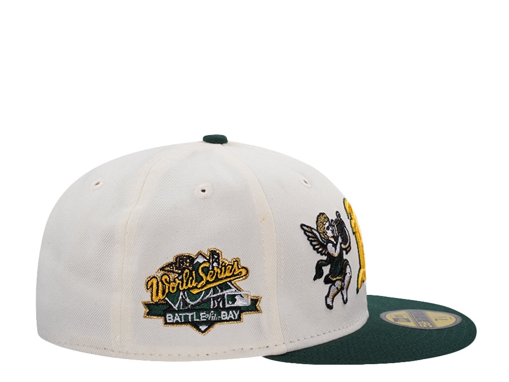 New Era Oakland Athletics World Series 1989 Cupid Chrome Two Tone Edition 59Fifty Fitted Cap