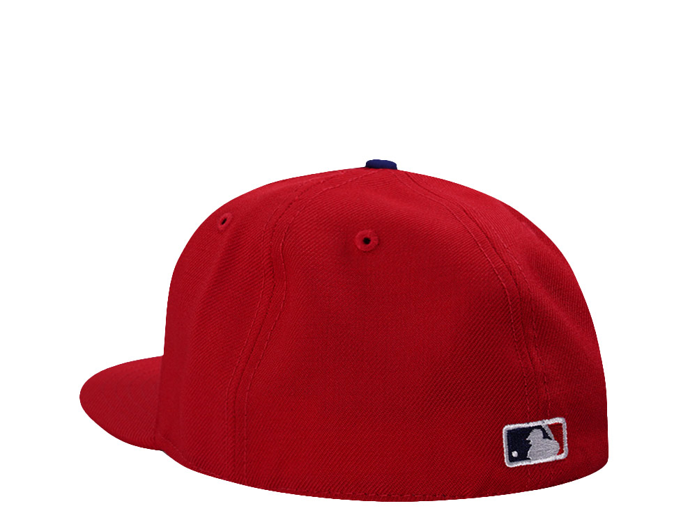 New Era Philadelphia Phillies Wool Authentic On-Field Scarlet Prime Edition 59Fifty Fitted Cap