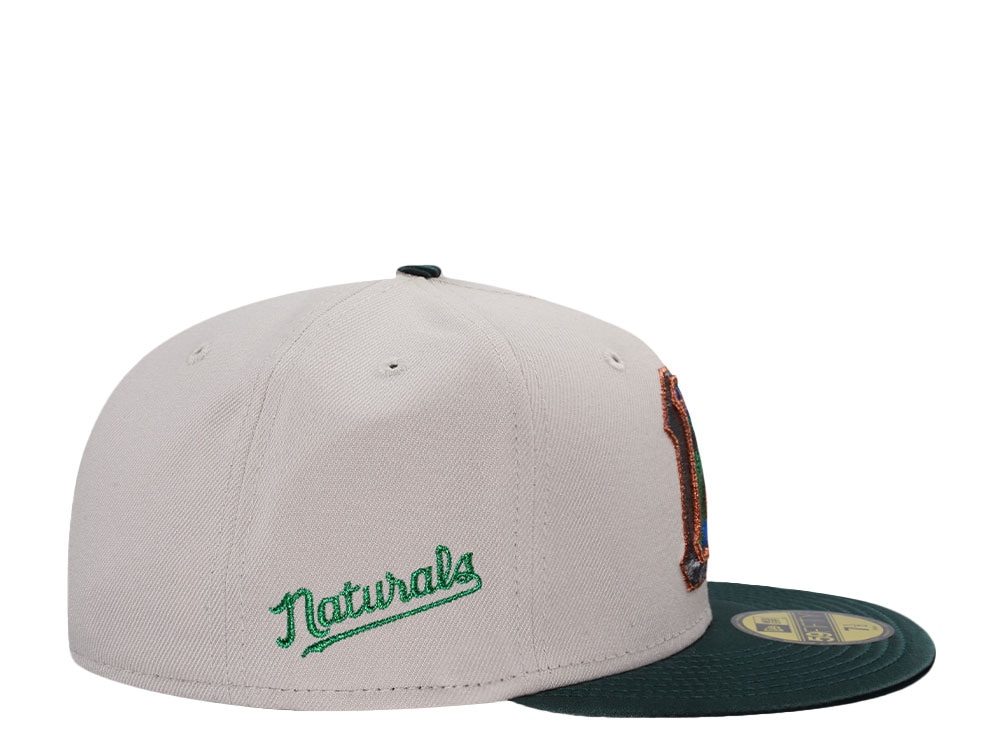 New Era North West Arkansas Naturals Stone Satin Brim Prime Edition 59Fifty Fitted Hat