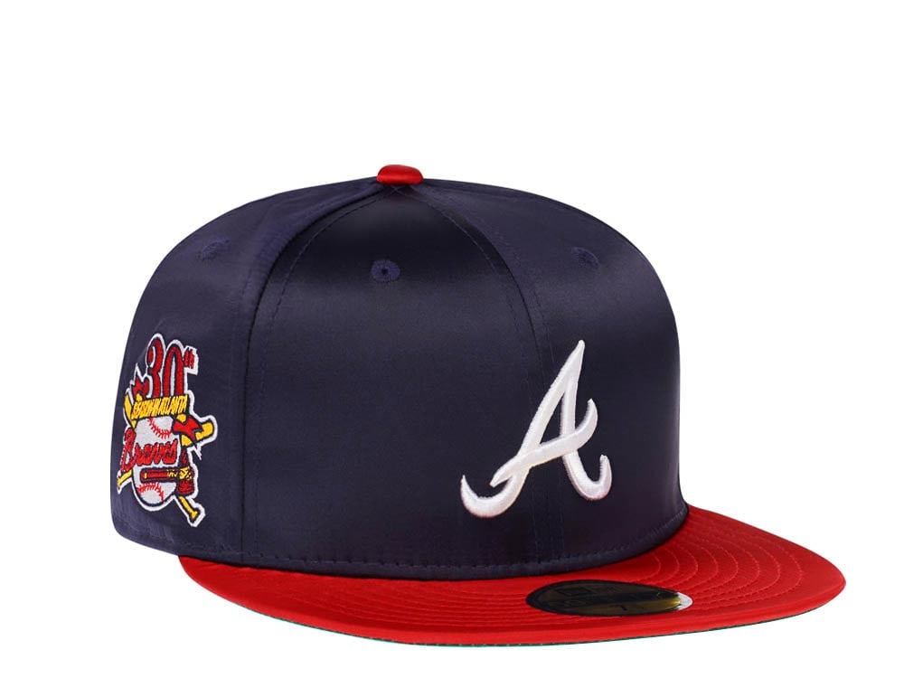 New Era Atlanta Braves 30th Anniversary Satin Elite Edition 59Fifty Fitted Hat