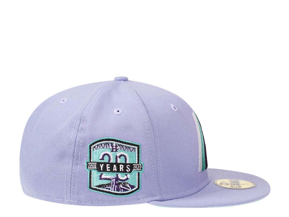 New Era Houston Astros 20th Anniversary Lavender Edition 59Fifty Fitted Hat