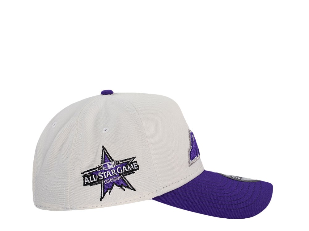 New Era Colorado Rockies All Star Game 2023 Chrome Two Tone Edition 9Forty A Frame Snapback Hat