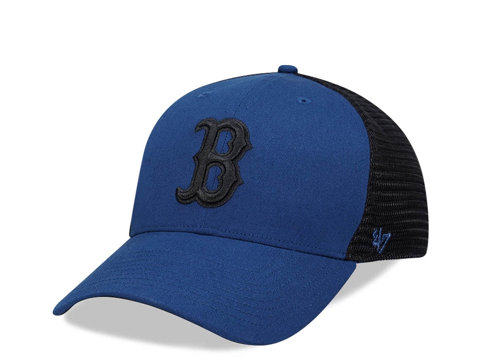 47Brand Boston Red Sox Blazer Ballpark Mesh MVP Trucker Snapback Hat
