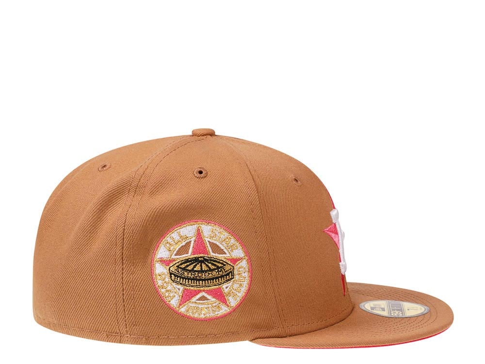New Era Houston Astros All Star Game 1968 Wheat Lava Edition 59Fifty Fitted Hat