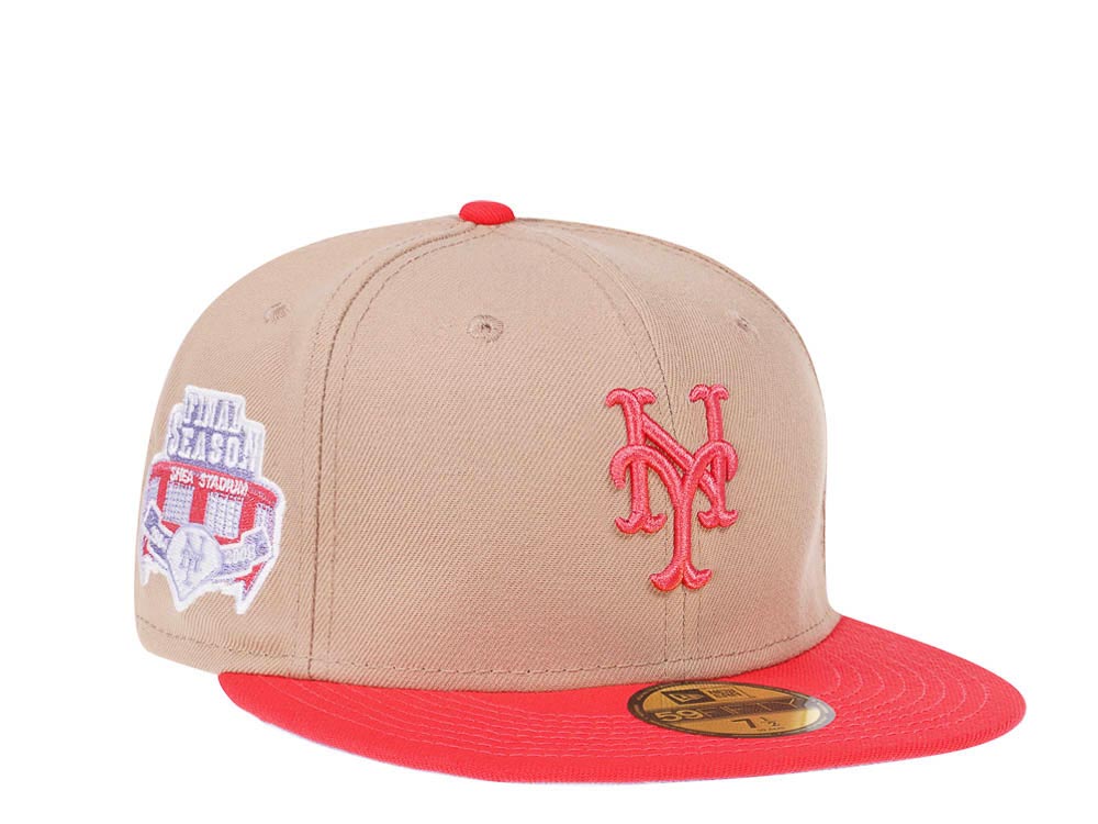 New Era New York Mets Shea Stadium Final Season Lava Sands Edition 59Fifty Fitted Hat