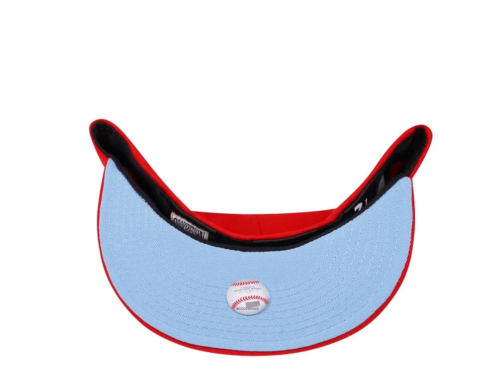 New Era New York Mets World Series 2000 Red Glacier Blue Edition 59Fifty Fitted Hat
