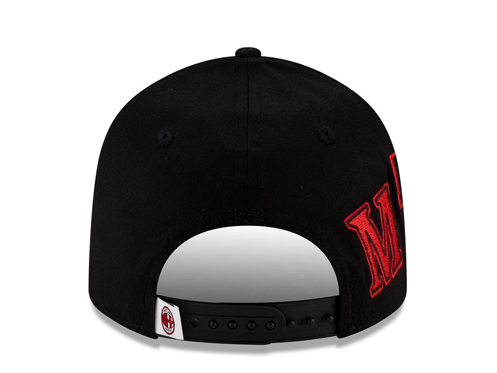 New Era Ac Milan Tonal Floral Edition Blue 9Fifty Stretch Snapback Hat
