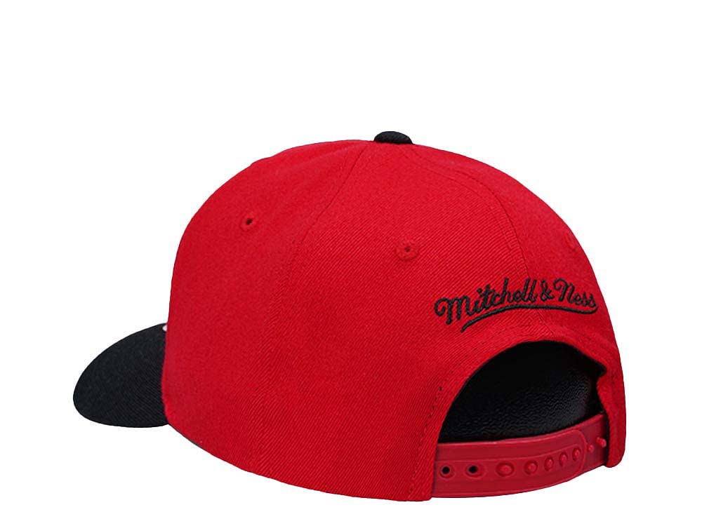 Mitchell & Ness Portland Trail Blazers Team Two Tone 2.0 Hardwood Classic Red Flex Snapback Hat