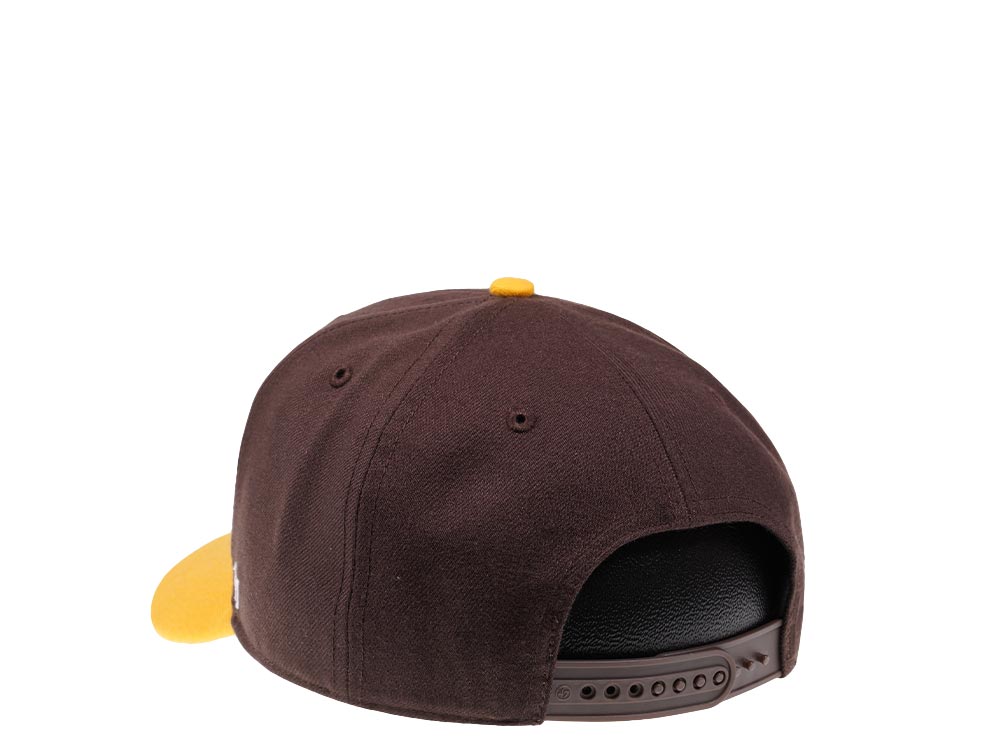 47Brand San Diego Padres Classic DP Brown Snapback Hat
