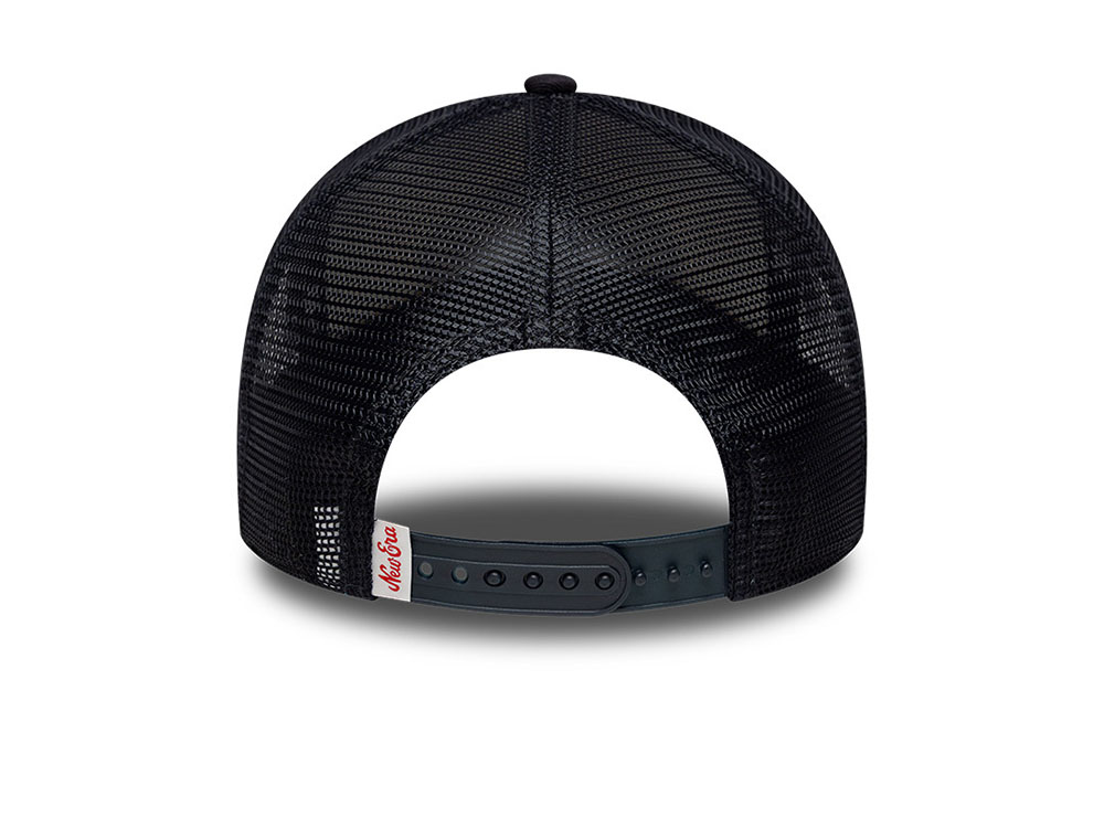 New Era Oval Foam Patch Stone Edition 9Forty A Frame Trucker Snapback Cap