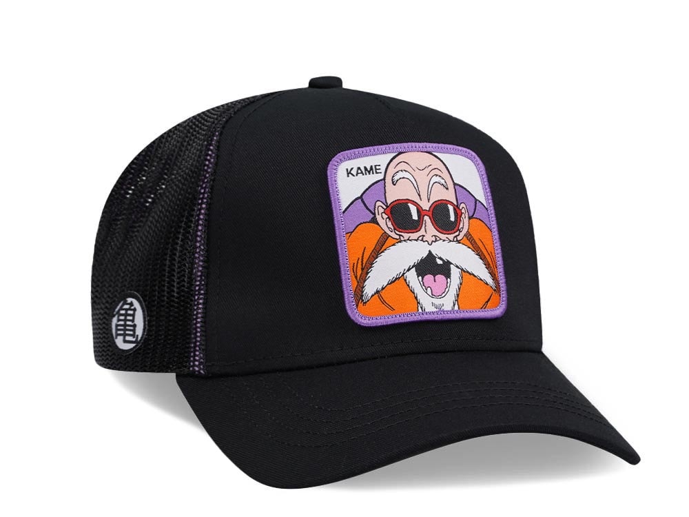 Capslab Dragon Ball Z Kame Black Trucker Snapback Hat