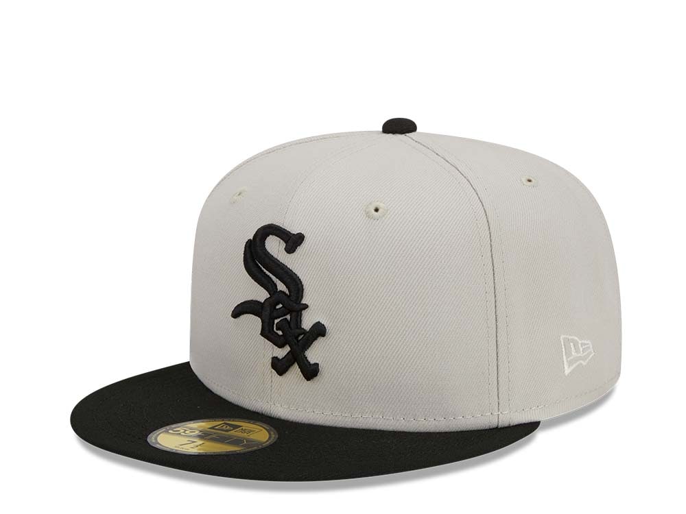 New Era Chicago White Sox Farm Team Stone Throwback Two Tone Edition 59Fifty Fitted Hat