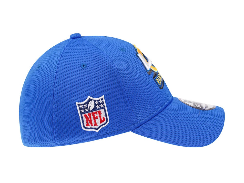 New Era Los Angeles Rams Coach NFL Sideline 2022 39Thirty Stretch Hat