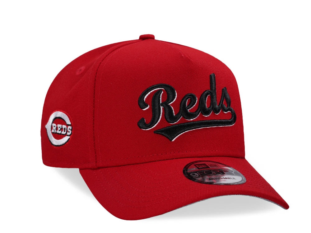 New Era Cincinnati Reds Red Classic 9Forty A Frame Snapback Hat