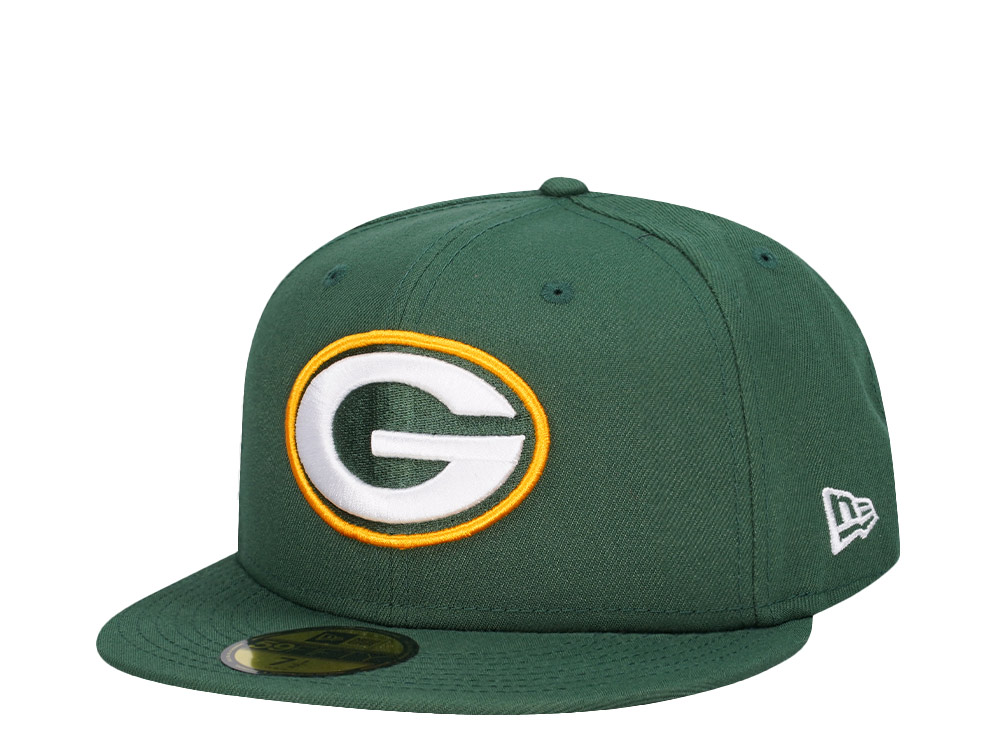 New Era Green Bay Packers Green Classic Edition 59Fifty Fitted Hat