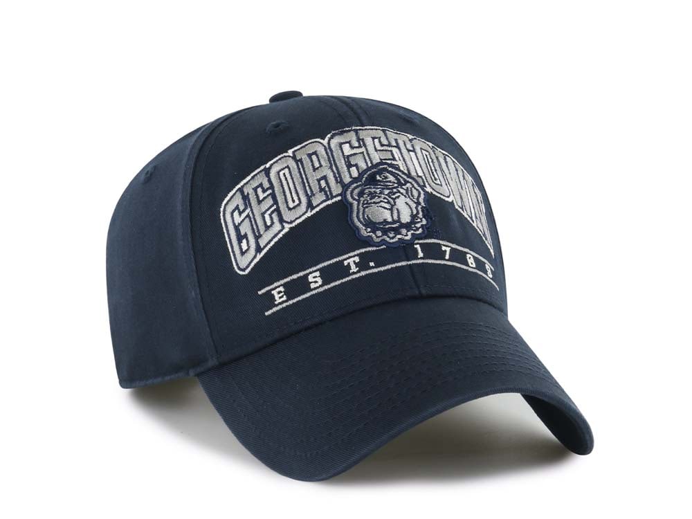 47Brand Georgetown Hoyas Navy Fletcher MVP Strapback Hat