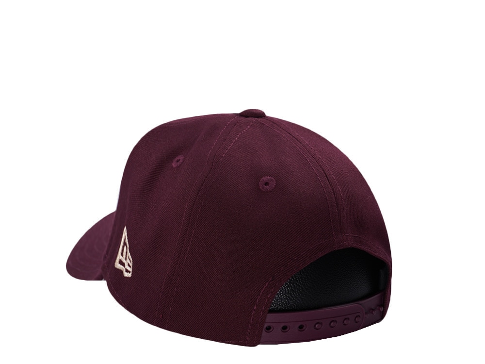 New Era Toronto Blue Jays 50th Anniversary Maroon Prime Edition 9Forty A Frame Snapback Cap