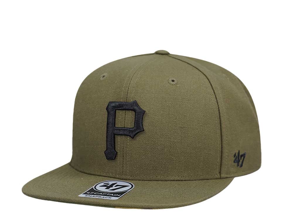 47Brand Pittsburgh Pirates Sandalwood Ballpark Camo Captain Snapback Hat