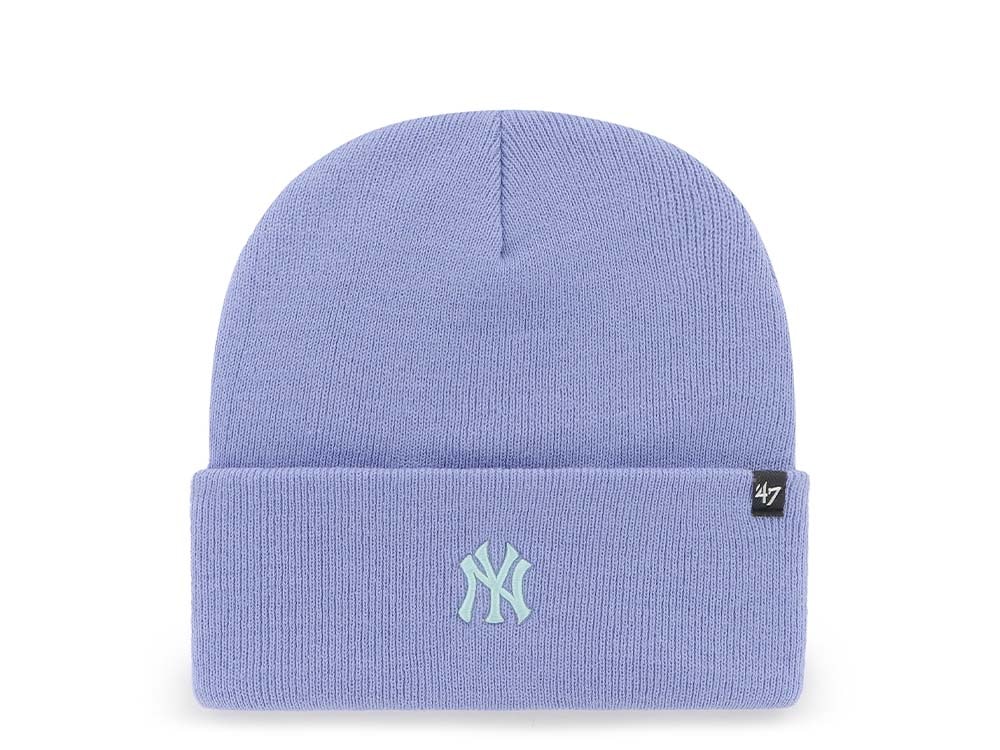 47Brand New York Yankees Lavender Base Runner Cuff Mutsen