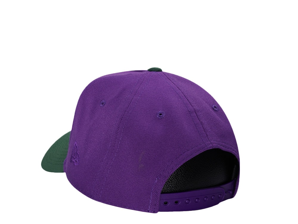 New Era Tampa Smokers Purple Gold Two Tone Edition 9Forty A Frame Snapback Hat