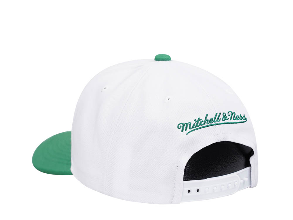 Mitchell & Ness Utah Jazz Team Two Tone 2.0 Pro White Snapback Hat