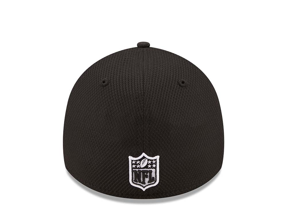 New Era Green Bay Packers Black 39Thirty Stretch Hat
