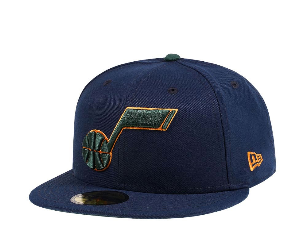 New Era Utah Jazz Deep Blue Prime Edition 59Fifty Fitted Hat