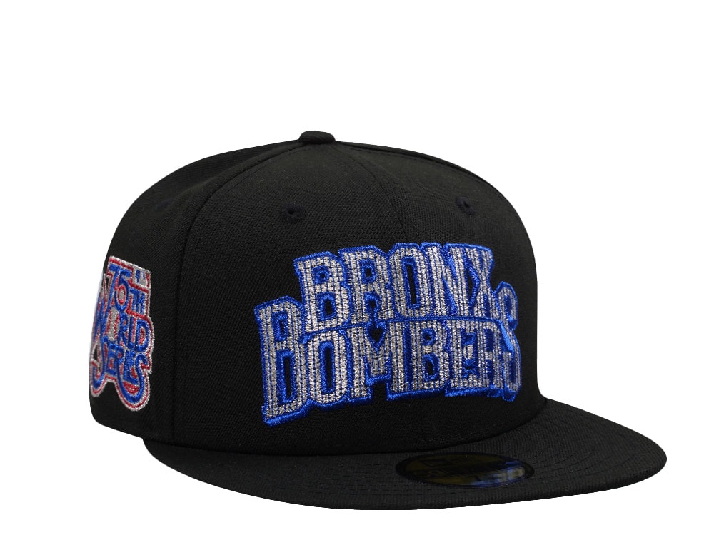 New Era New York Yankees 75th World Series Bronx Bombers Black Prime Edition 59Fifty Fitted Cap