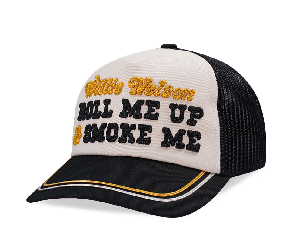 American Needle Willie Nelson Radler Black Trucker Snapback Cap