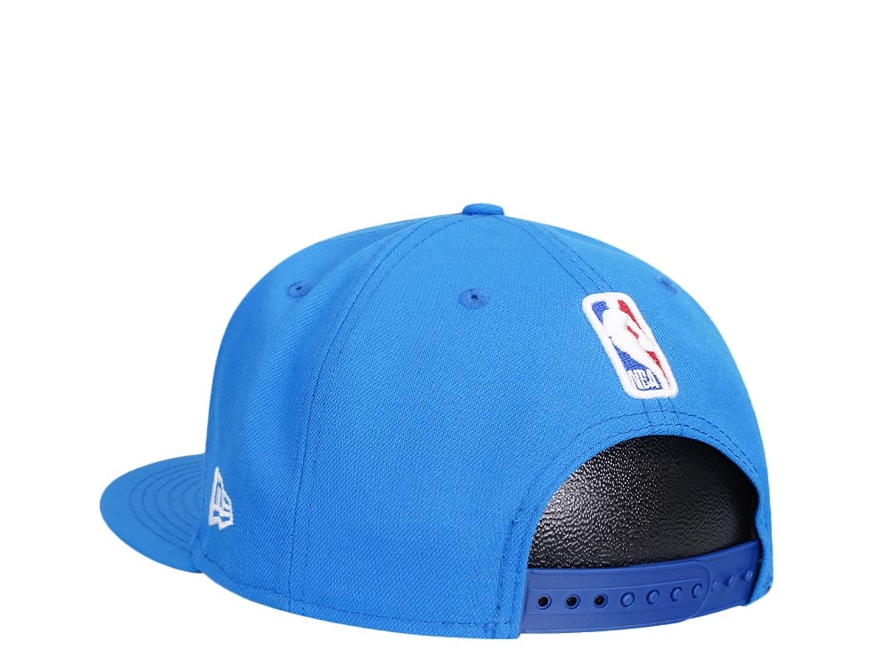 New Era Dallas Mavericks Blue Script Logo Edition 9Fifty Snapback Hat