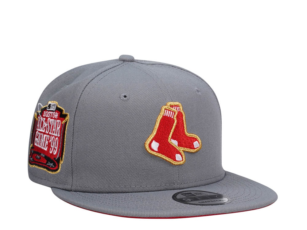 New Era Boston Red Sox All Star Game 1999 Gray and Red Edition 9Fifty Snapback Hat