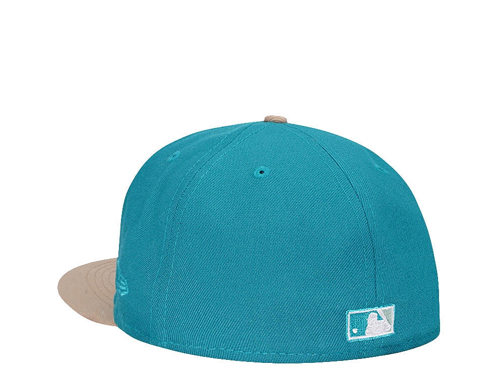 New Era Houston Astros 45th Anniversary Aqua Mint Prime Two Tone Edition 59Fifty Fitted Hat
