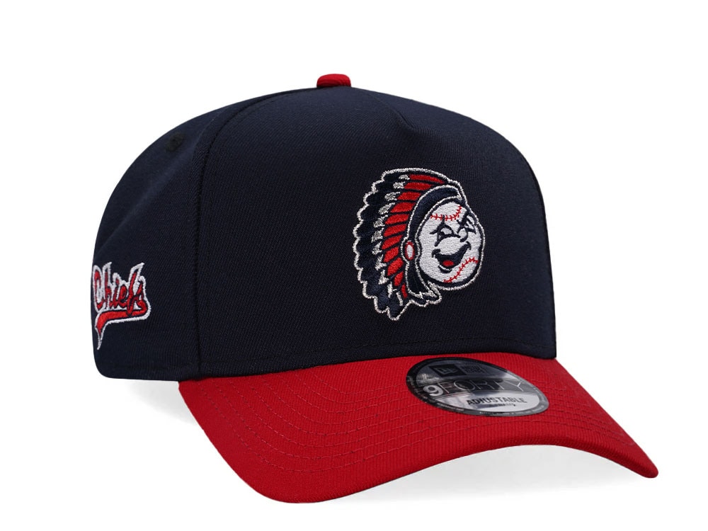 New Era Peoria Chiefs Navy Two Tone Edition 9Forty A Frame Snapback Hat
