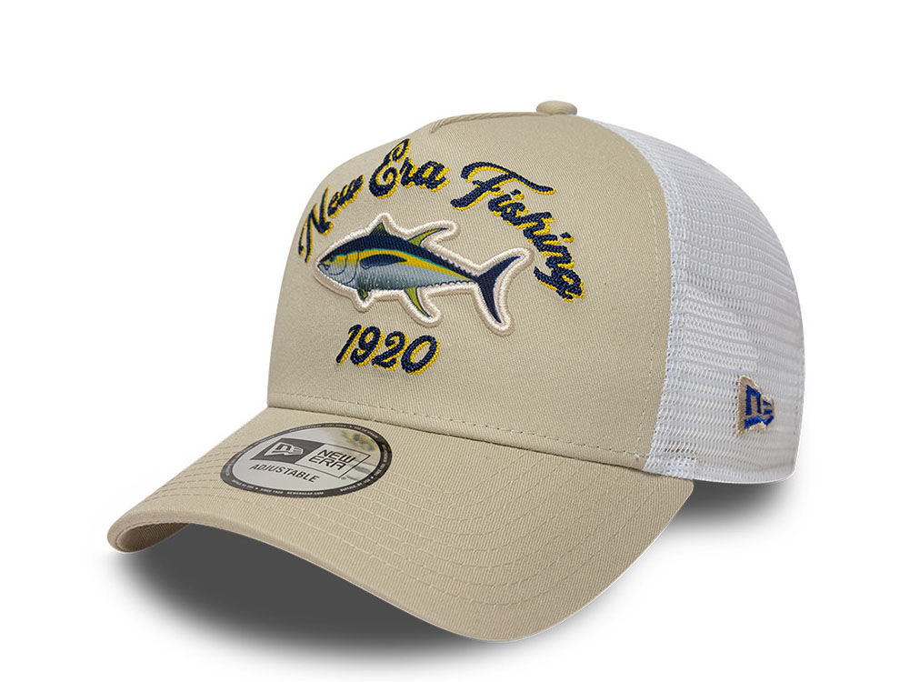 New Era Fishing Stone 9Forty A Frame Trucker Snapback Cap
