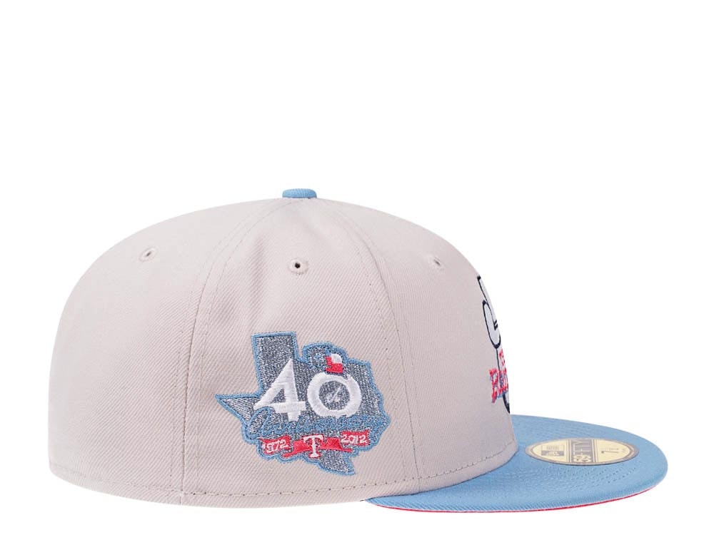 New Era Texas Rangers 40th Anniversary Iced Lava Edition 59Fifty Fitted Hat