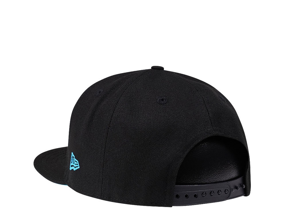 New Era Miami Marlins Black and Teal Edition 9Fifty Snapback Hat